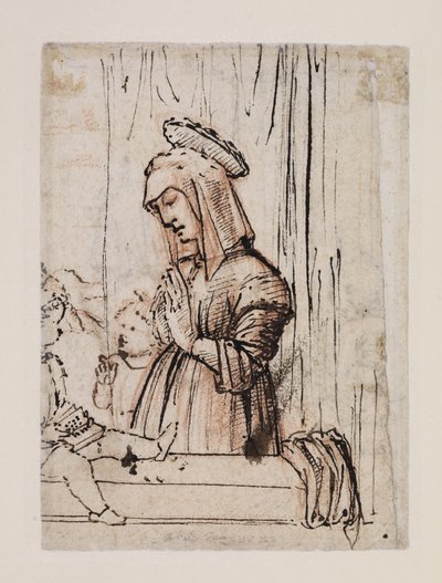 La Vierge adorant l