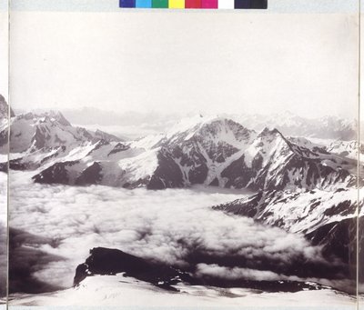 Radiographie panoramique du sommet du mont Elbrouz - Vittorio Sella