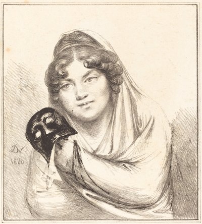 Fille avec un masque - Vivant Denon