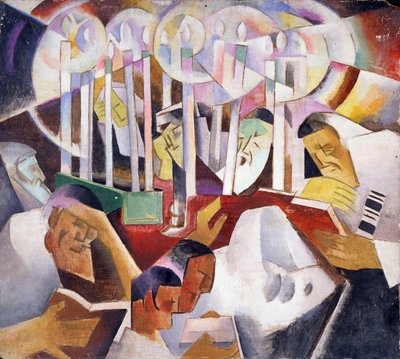 Bougies et figures - Daniel Vladimir Baranoff Rossine