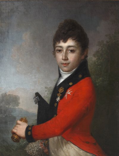 Portrait du baron Alexey Nikolaevich Serdobin 1790-1834 enfant. - Vladimir Lukich Borovikovsky