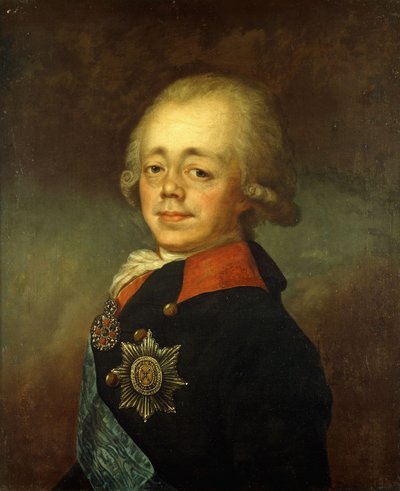 Portrait du Grand-Duc Paul Petrovich - Vladimir Lukich Borovikovsky