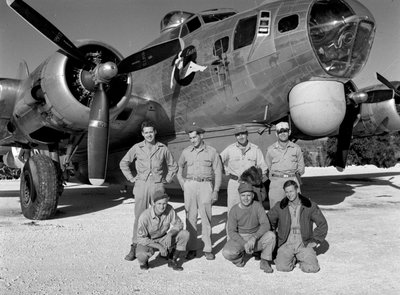 Équipage de B-17 pendant l