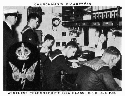 Télégraphiste sans fil, 2e classe, C.P.O et P.O, 1937 - WA and AC Churchman