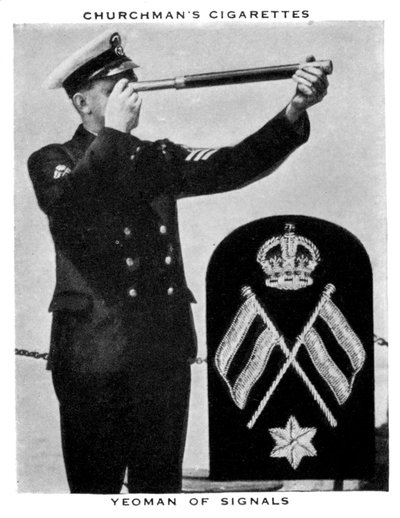 Yeoman des signaux, 1937 - WA and AC Churchman