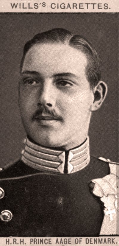S.A.R. le prince Aage de Danemark, 1908 - WD and HO Wills