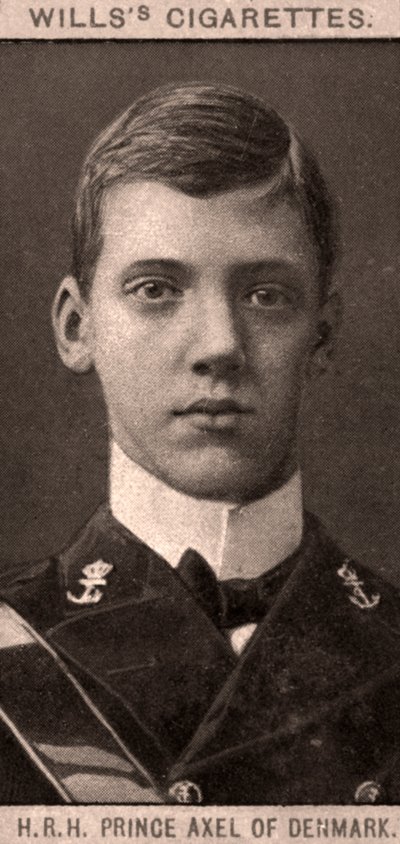 S.A.R. le Prince Axel de Danemark, 1908 - WD and HO Wills