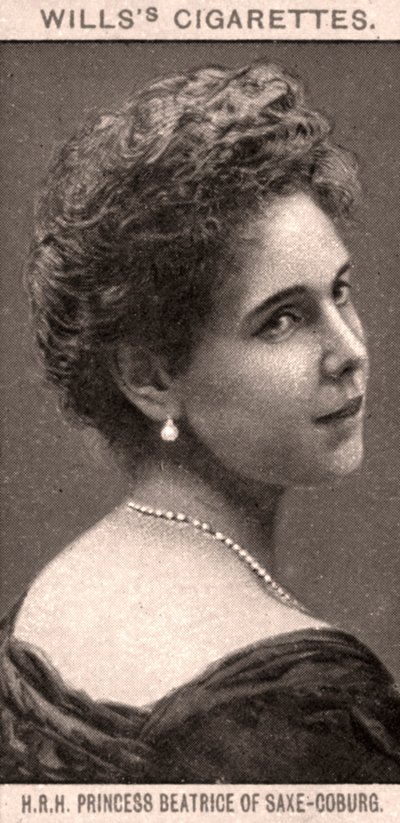 S.A.R. la princesse Béatrice de Saxe-Cobourg, 1908 - WD and HO Wills