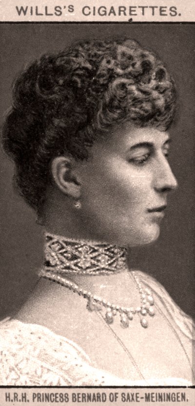 S.A.R. la princesse Bernard de Saxe-Meiningen, 1908 - WD and HO Wills