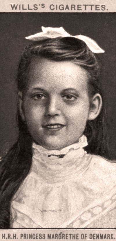 S.A.R. la princesse Margrethe de Danemark, 1908 - WD and HO Wills