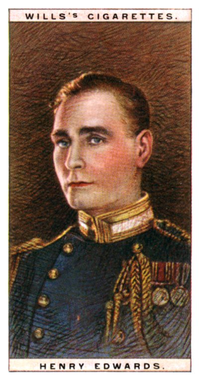 Henry Edwards 1882-1952, acteur anglais, 1928 - WD and HO Wills