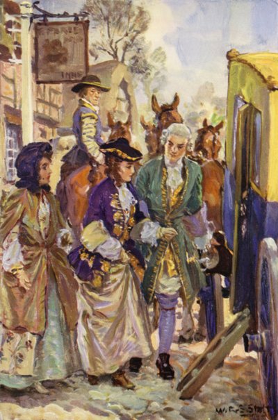 "Son Seigneurie conduisit les dames dans le véhicule" - W.R.S. (after) Stott
