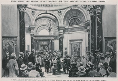 Le premier concert à la National Gallery - W.R.S. Stott