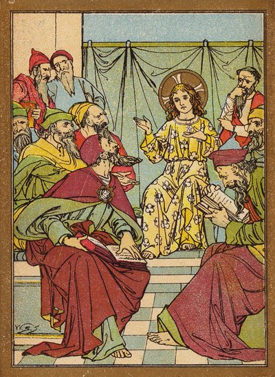 Jésus dans le Temple questionnant les Docteurs - W.S. Stacey