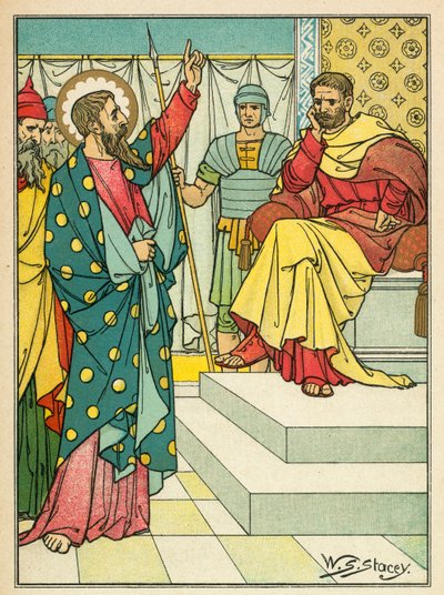 Saint Paul devant Félix - W.S. Stacey