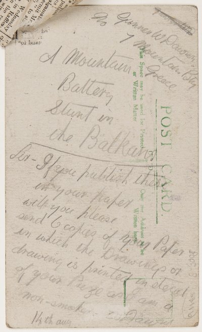 Carte postale à l