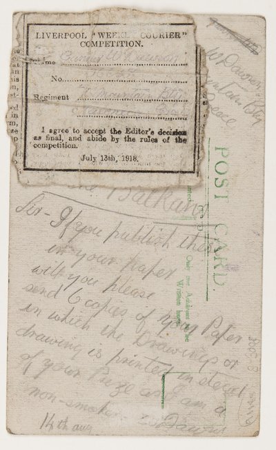 Carte postale à l