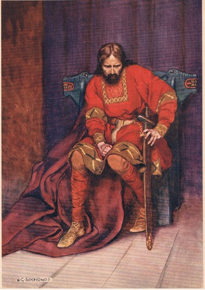 Le roi parle de faire tuer Hamlet, de 