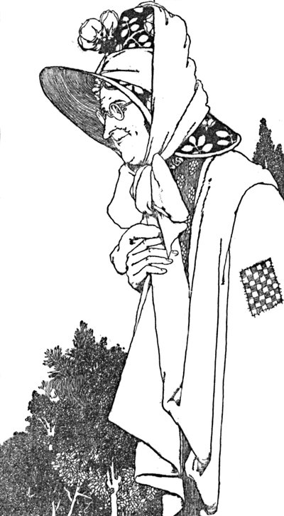 Elle portait un grand chapeau, avec les plus belles fleurs dessus, vers 1930 - William Heath Robinson