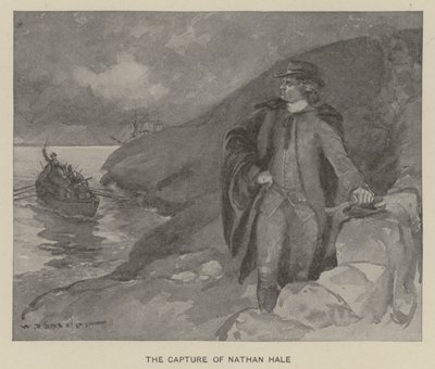 La capture de Nathan Hale - W. P. Snyder