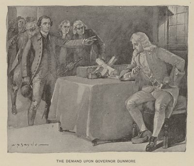La demande au gouverneur Dunmore - W. P. Snyder