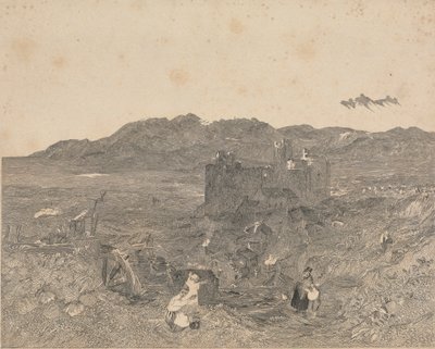 Château de Harlech, nord du Pays de Galles - W. R. Smith