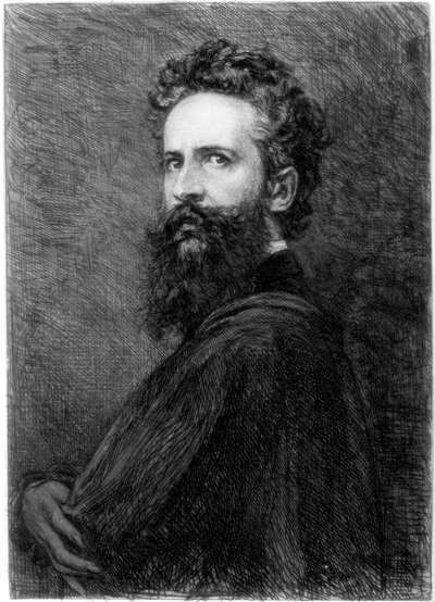 Hans Makart, artiste autrichien, vers 1880-1882 - W. Unger