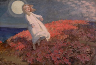 Surgir des eaux du sommeil (huile sur toile) - Walford Graham Robertson
