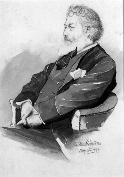 Portrait de Frederic, Lord Leighton (1830-96) 1892 - Walker Hodgson