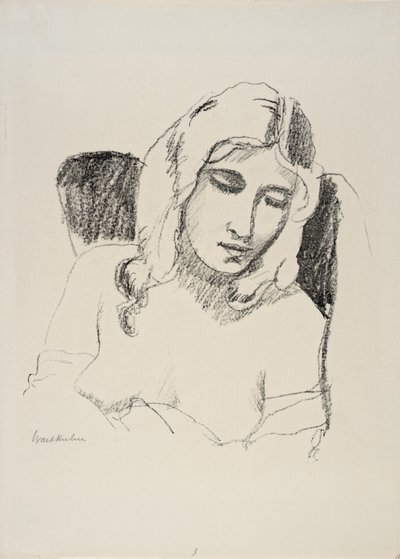 Fille endormie - Walt Kuhn
