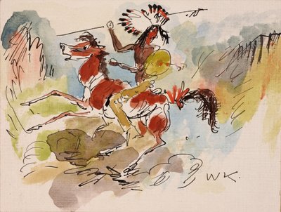 Indianer zu Pferd - Walt Kuhn