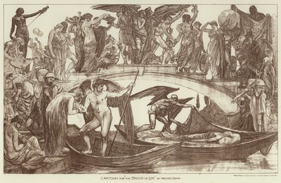 Cartoon pour "Le Pont de la Vie" (gravure) - Walter (after) Crane