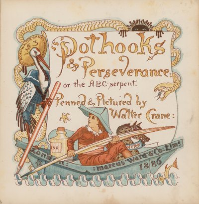 Illustration pour Pothooks and Perseverance par Walter Crane - Walter (after) Crane