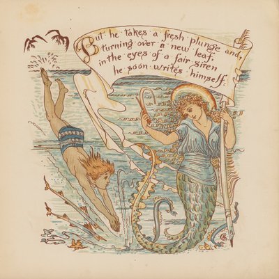 Illustration pour Pothooks and Perseverance de Walter Crane - Walter (after) Crane