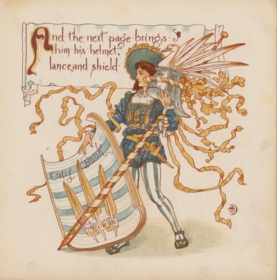 Illustration pour Pothooks and Perseverance par Walter Crane - Walter (after) Crane