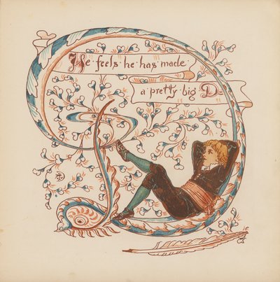 Illustration pour Pothooks and Perseverance par Walter Crane - Walter (after) Crane