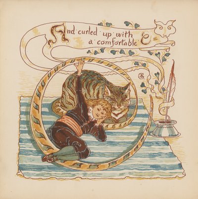 Illustration pour Pothooks and Perseverance par Walter Crane - Walter (after) Crane