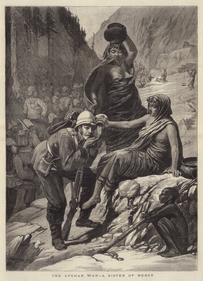La guerre afghane, une sœur de la miséricorde - Walter Charles Horsley