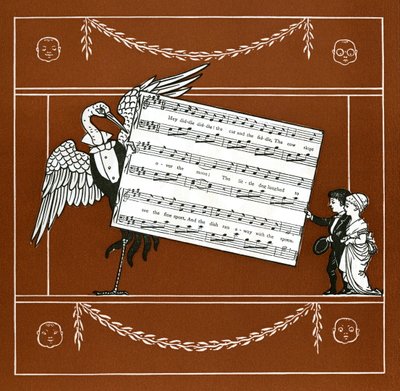 Le chat et le violon - Walter Crane