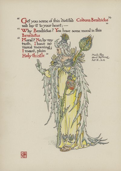 Fleurs du jardin de Shakespeare - Walter Crane