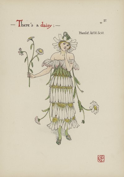 Fleurs du jardin de Shakespeare - Walter Crane