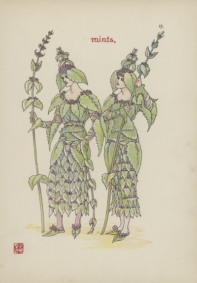 Fleurs du jardin de Shakespeare - Walter Crane