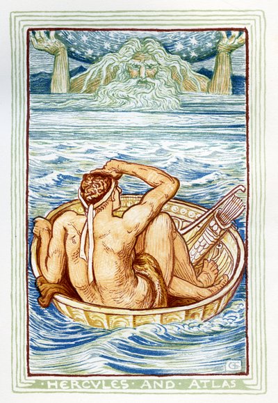 Hercule et Atlas - Walter Crane