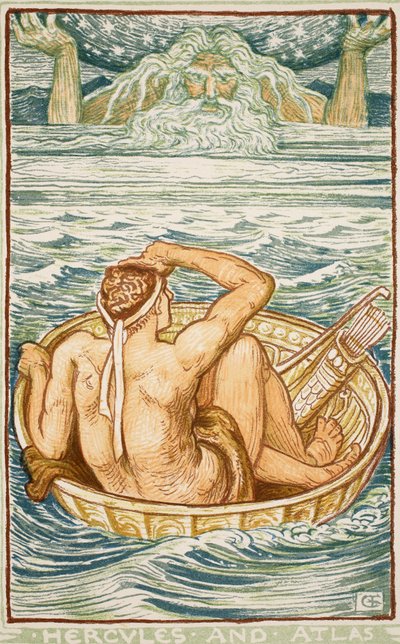 Hercule et Atlas, illustration de 