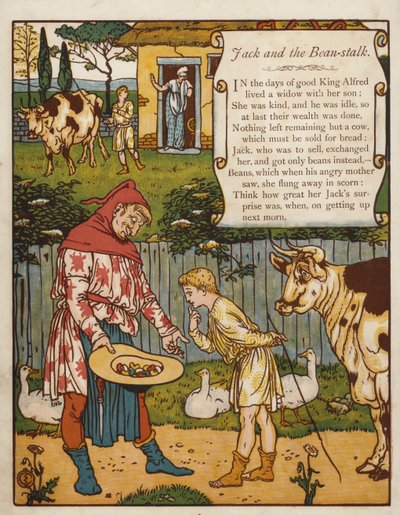 Jack et le haricot magique - Walter Crane