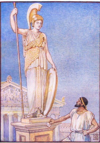 La figure de la déesse était colossale, illustration de L
