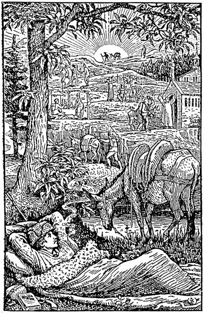 Voyages avec un âne dans les Cévennes par Robert Louis Stevenson. de la soirée, L
