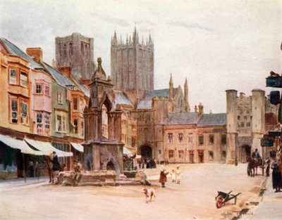 La place du marché, Wells - Walter Frederick Roofe Tyndale