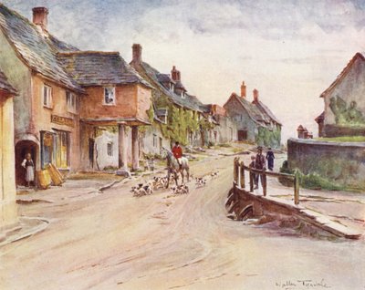 Wessex : East Street, Corfe Castle - Walter Frederick Roofe Tyndale