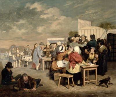 Scène de la Foire de la Toussaint - Walter Geikie